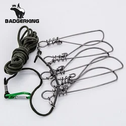 5 Meters Kukan Fish Lock keep fish alive fishing Accessories Stainless Steel fish holder Sea River for beach fishing