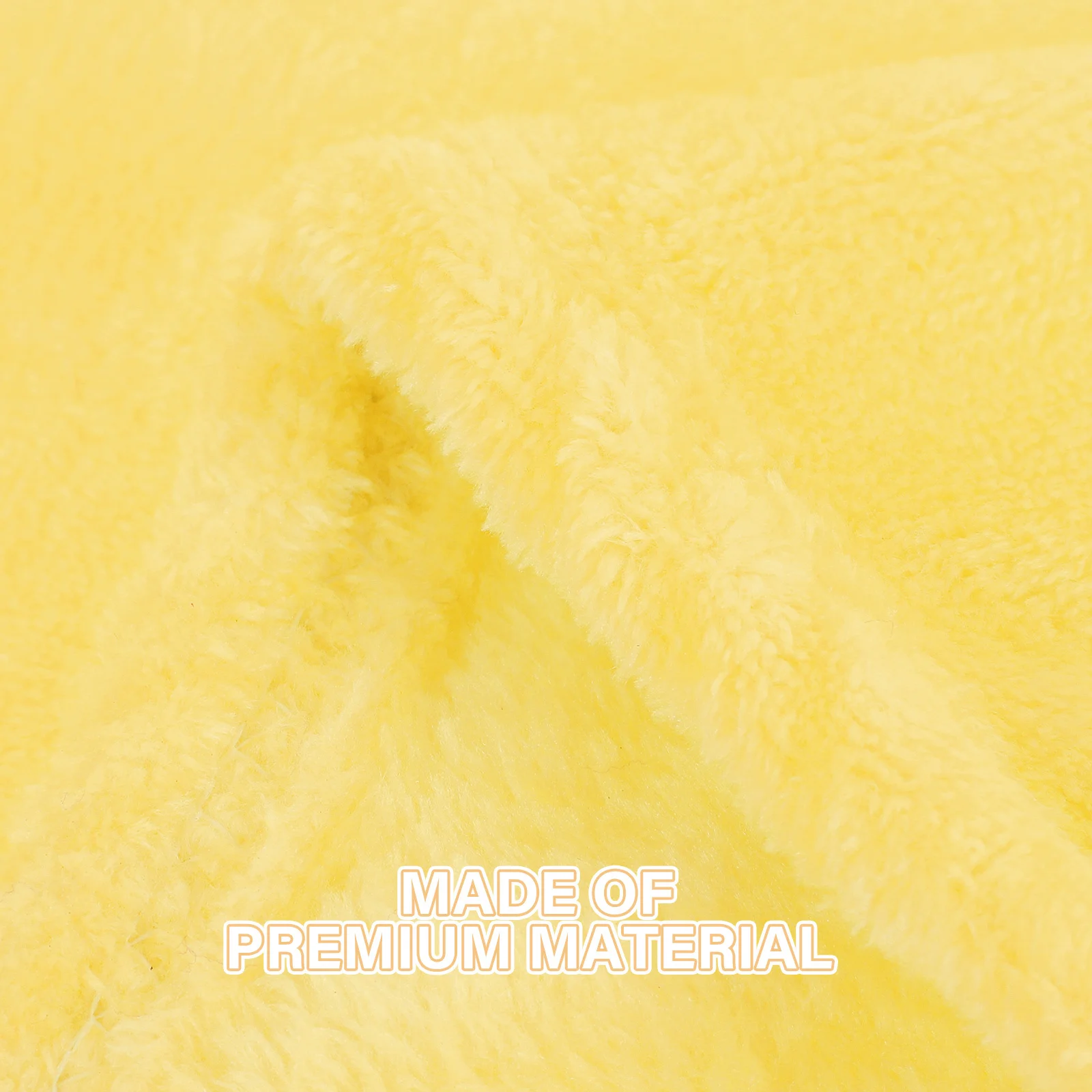 Preciosa manta de lana de franela para mascotas, acogedora, cálida, cómoda, Color sólido, amarillo, costuras de aguja altamente elaboradas