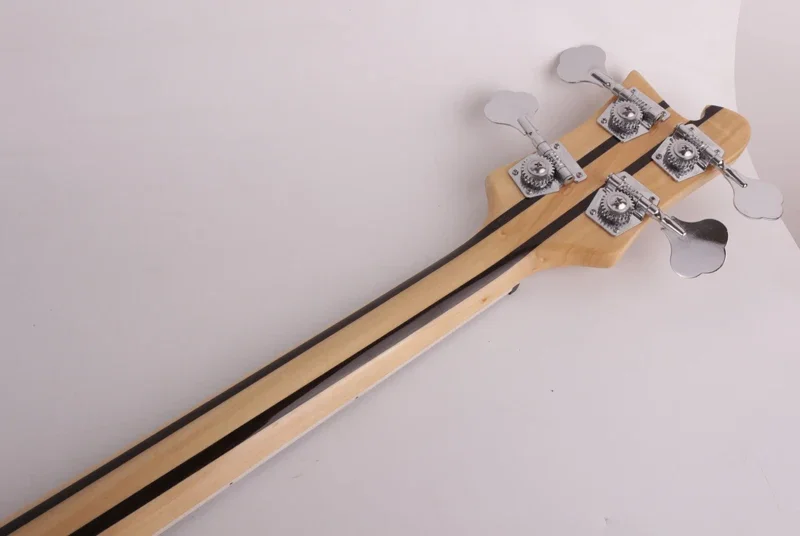 Good quality four 4 string neck thru body electric bass guitar OEM custom chinese made in china