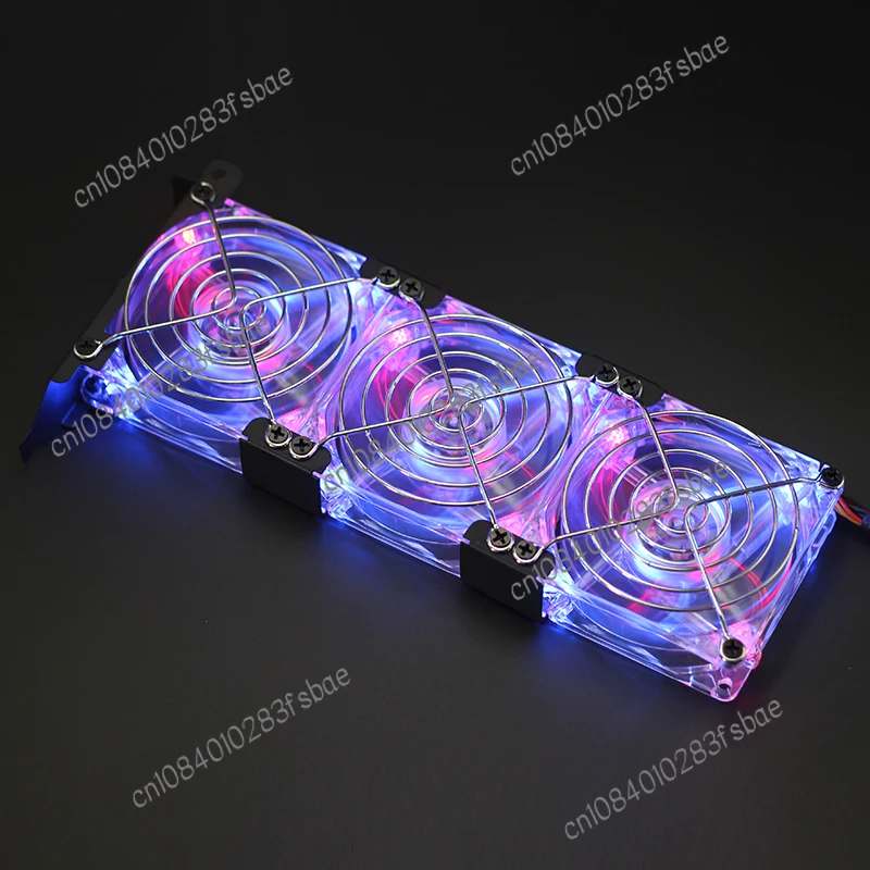 Graphics Card Cooler Universal Fan PCI Bit Graphics Card Fan Quietly Colorful