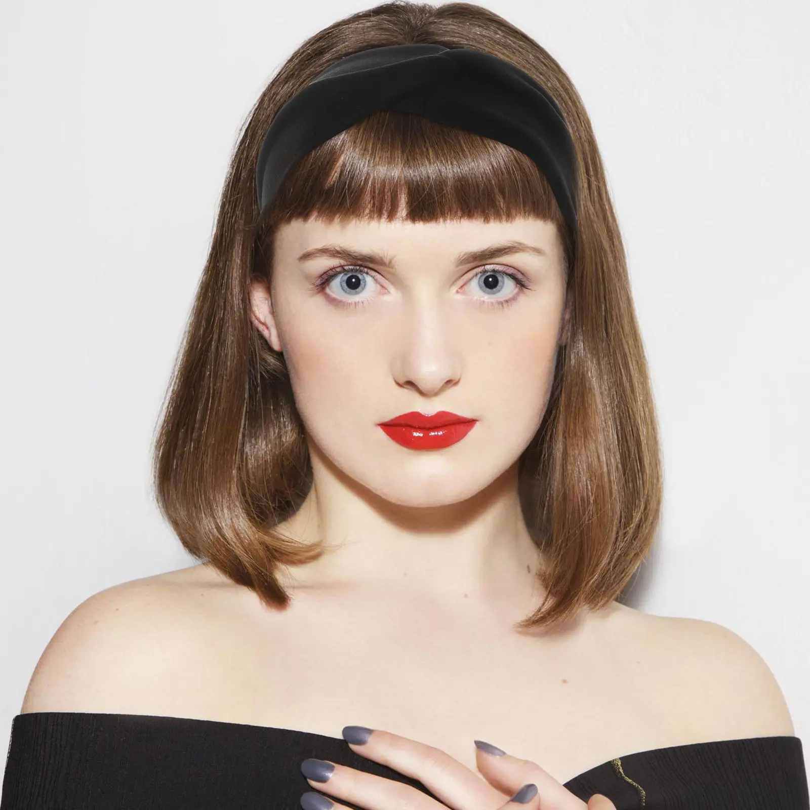 

2 шт. женских повязок на голову с узлом, премиум-класса, из мягкой, приятной для кожи ткани, широкие эластичные повязки для йоги, тренировок, умывания, макияжа и путешествий