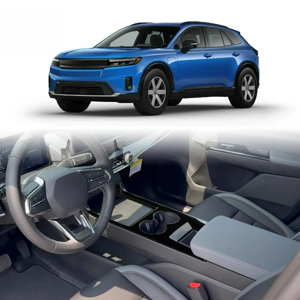 

Для Honda Prologue 2024 2025 2026 ABS черный автомобильный чехол на панель переключения передач, отделка центральной панели управления переключением передач, аксессуары для интерьера