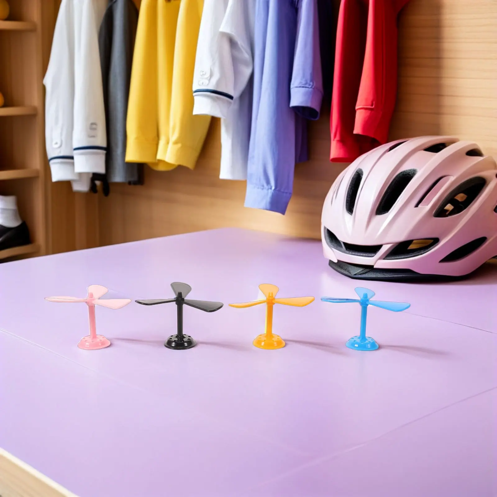 

Набор из 8 самоклеящихся вращающихся пропеллеров в форме стрекозы для велосипедов и самокатов, забавный аксессуар для байкеров