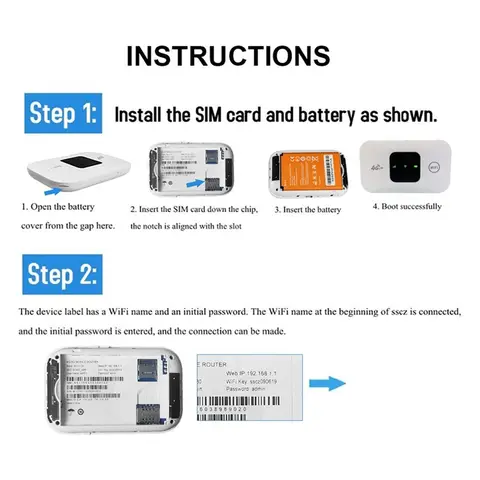 ATP-4G WiFi 라우터 MiFi 150Mbps WiFi 모뎀 자동차 모바일 WiFi 무선 핫스팟 지원 Sim 카드 슬롯이있는 10 명의 사용자