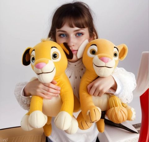 2025 neue 30 cm König Der Löwen Und Sohn Simba Weiche Kinder Puppe Junge Simba Kuscheltiere Plüsch Kinder Spielzeug Weihnachten geschenke