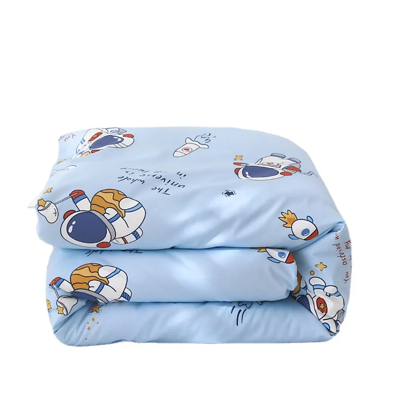 Newborn Baby Quilt Cover Cotton Soft Skin-friendly Breathable Baby Sleep Cartoon Quilt Protector Children Wearable Washable Bed