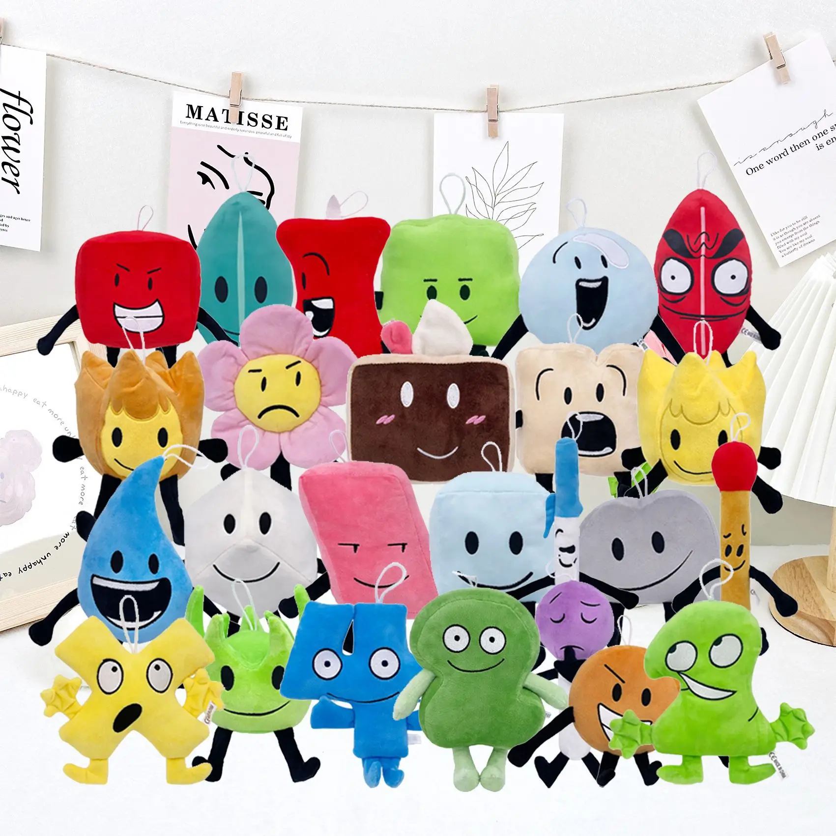 

New Battle for Dream Island Plush Toy Dream Island War Stuffed Doll Soft Game Character Collectible Gift for Fans