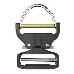 Strap Buckle 50mm Dog Collar Buckle Hardware Heavy Duty Repair Buckle Metal Quick Release Buckle For Hunting Holsters Bags Belts
