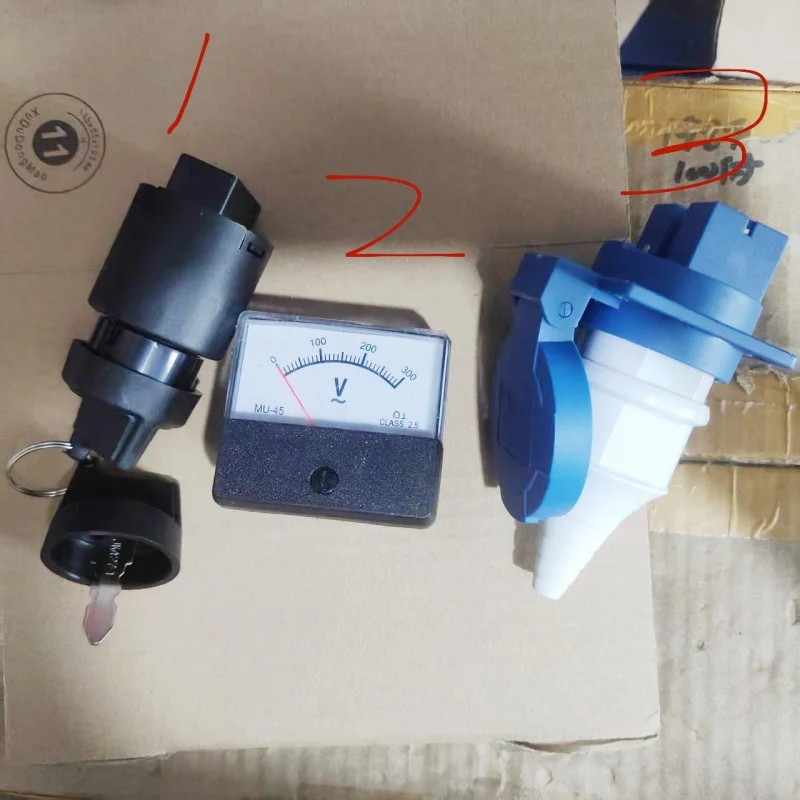 

Электрический дверной замок, розетка вольтметра KIPOR GENERATOR KDE6500T KDE6500E, детали генератора