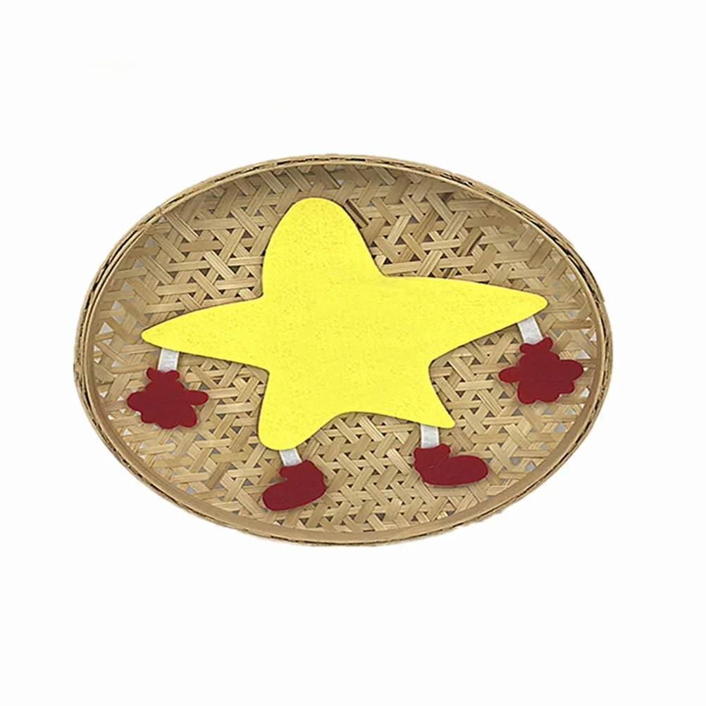 

DIY Bamboo 36 Hanging Pendants Retro Weaving Style Creative Art Painting Home Decor Rustic Nature-Inspired DIY Art Works