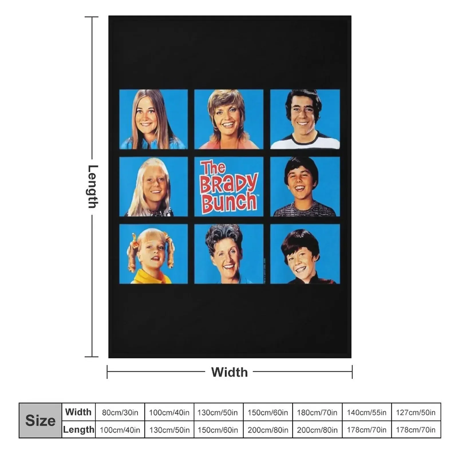 Brady Bunch Framed Throw Blanket Soft Big Bed covers Thin Blankets Sofas Of Decoration Blankets For Bed Winter beds Blankets