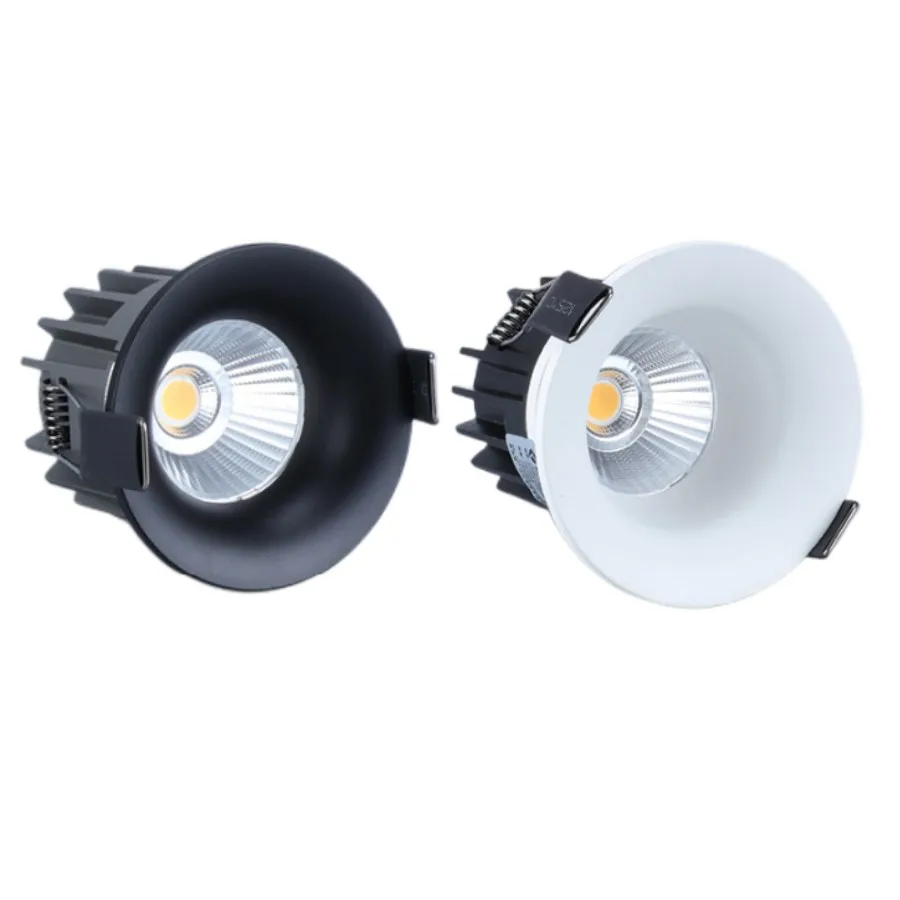 Kısılabilir gömme LED downlight 10W 12W 15W 18W Epistar çip koçanı diyotları tavan Spot ışıkları AC85 ~ 265V arka plan lambaları iç mekan