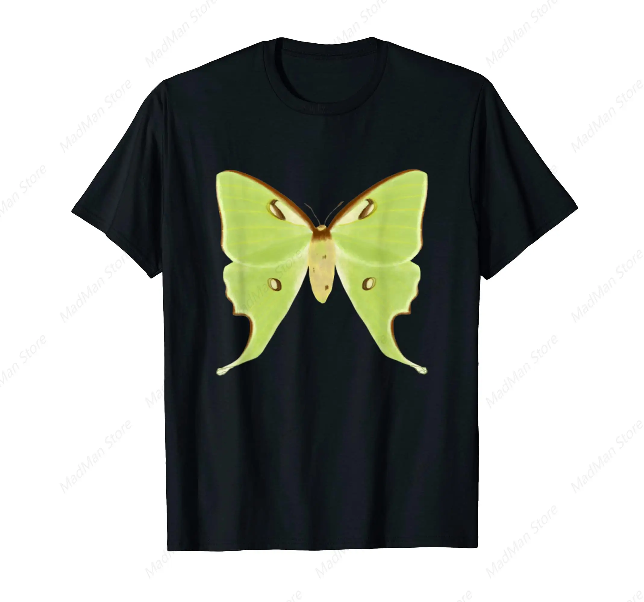 Luna Moth Cottagecore Goblincore Grandmacore Butterfly Goth T-Shirt