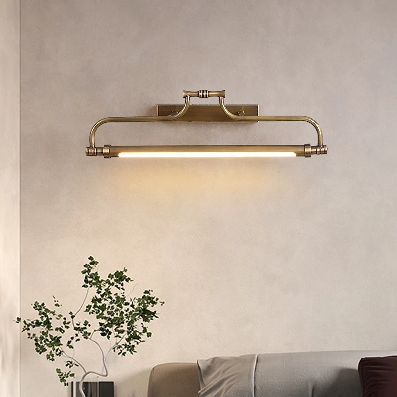 Vintage uxury bathroom mirror's light,French Dressing light, Brass Mural lighting