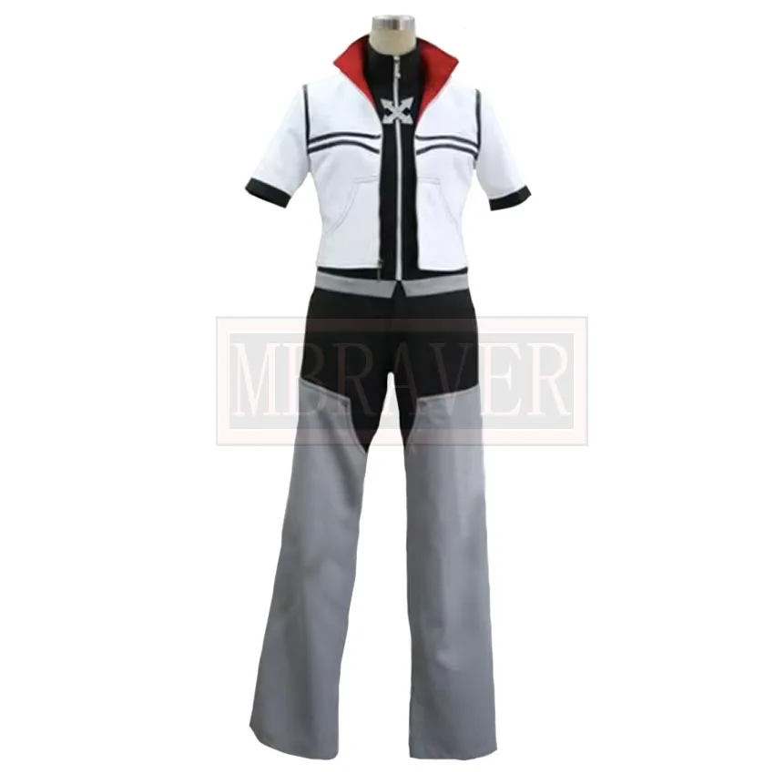 Kingdom Hearts Roxas Uniform Cosplay Halloween Party Costume Custom Made Any Sizes