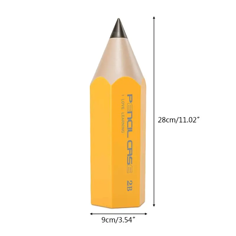 Porte-stylo en forme de crayon créatif, organisateur de bureau, support de rangement de papeterie, fournitures scolaires de bureau, porte-stylo anti-poussière avec couvercle