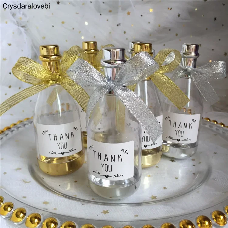 

24 шт., пластиковая коробка конфет «Десячая ты», сделай сам, бутылка шампанского, пластиковая коробка для детского душа, свадебные подарочные коробки, украшение для вечеринки, поставка