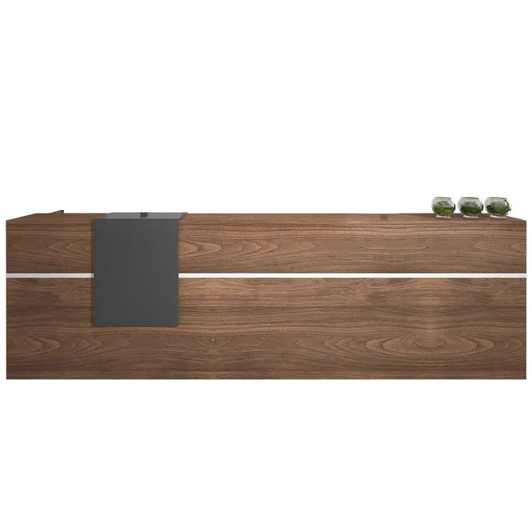 

Company front desk, welcome, desk bar, simple and modern