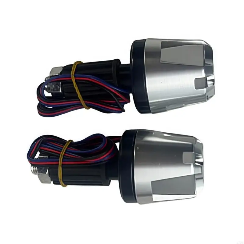 M76E Universal-Motorrad-Lenker-Endkappe mit LED-Licht, Aluminiumlegierung für Offroad-Fahrten und individuelle Anpassung – Detail 3