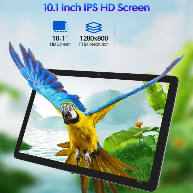 The Cheapest 10.1" Android 12 Tablet MTK8183 Octa Core 2.0GHz 4GB RAM 128GB ROM Dual Camera 6000mAh WIFI Bluetooth 5.0 Type-C