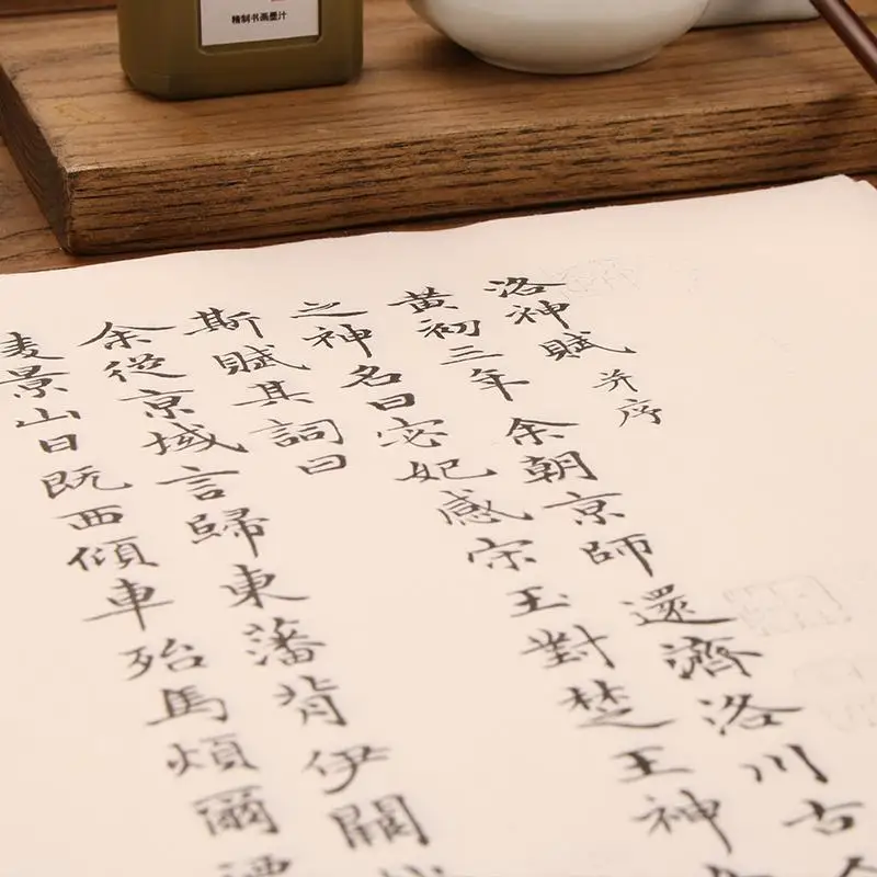 Zhao Mengfu Small Regular Script Luo Shen Fu Copybook Chinese Classics Calligraphy Brush Copybook Beginner Introductory Practice