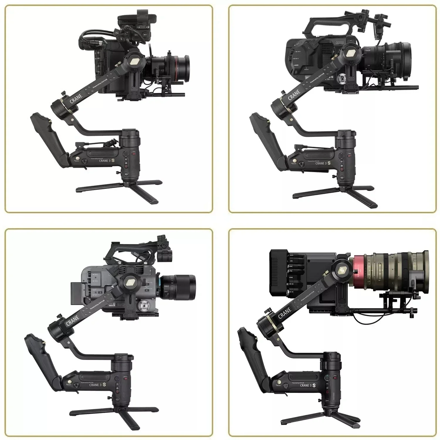 IN STOCK ZHIYUN Crane 3S 3-Axis  Gimbal Handheld Stabilizer Support 6.5KG DSLR Camcorder Video Cameras for Nikon Canon