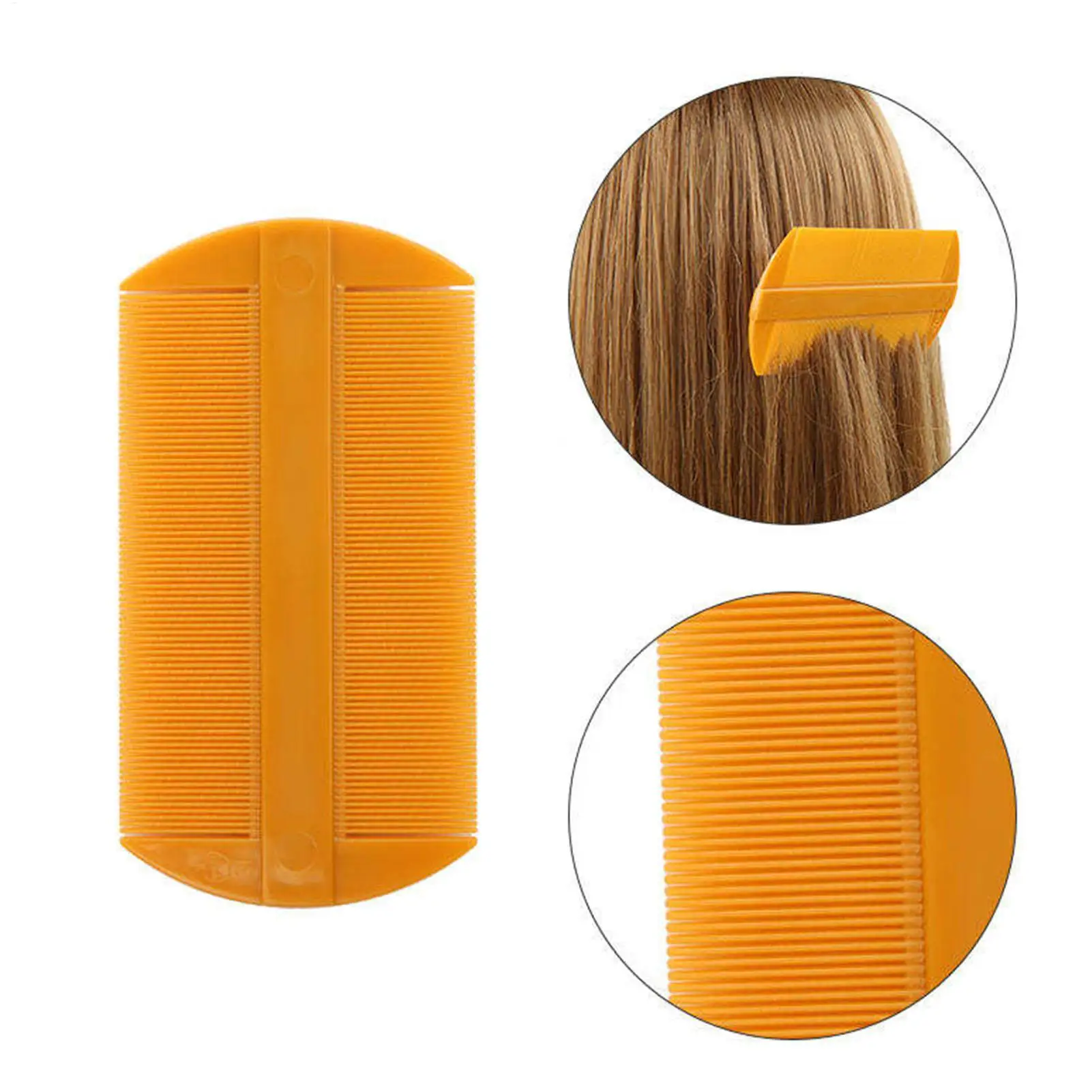 Plastic Hair Combs Double Sided Fine Tooth Head Lice Hair Combs For Kids Pet Dogs Cat Flea Brush Pet Hair Cleaning Supplies