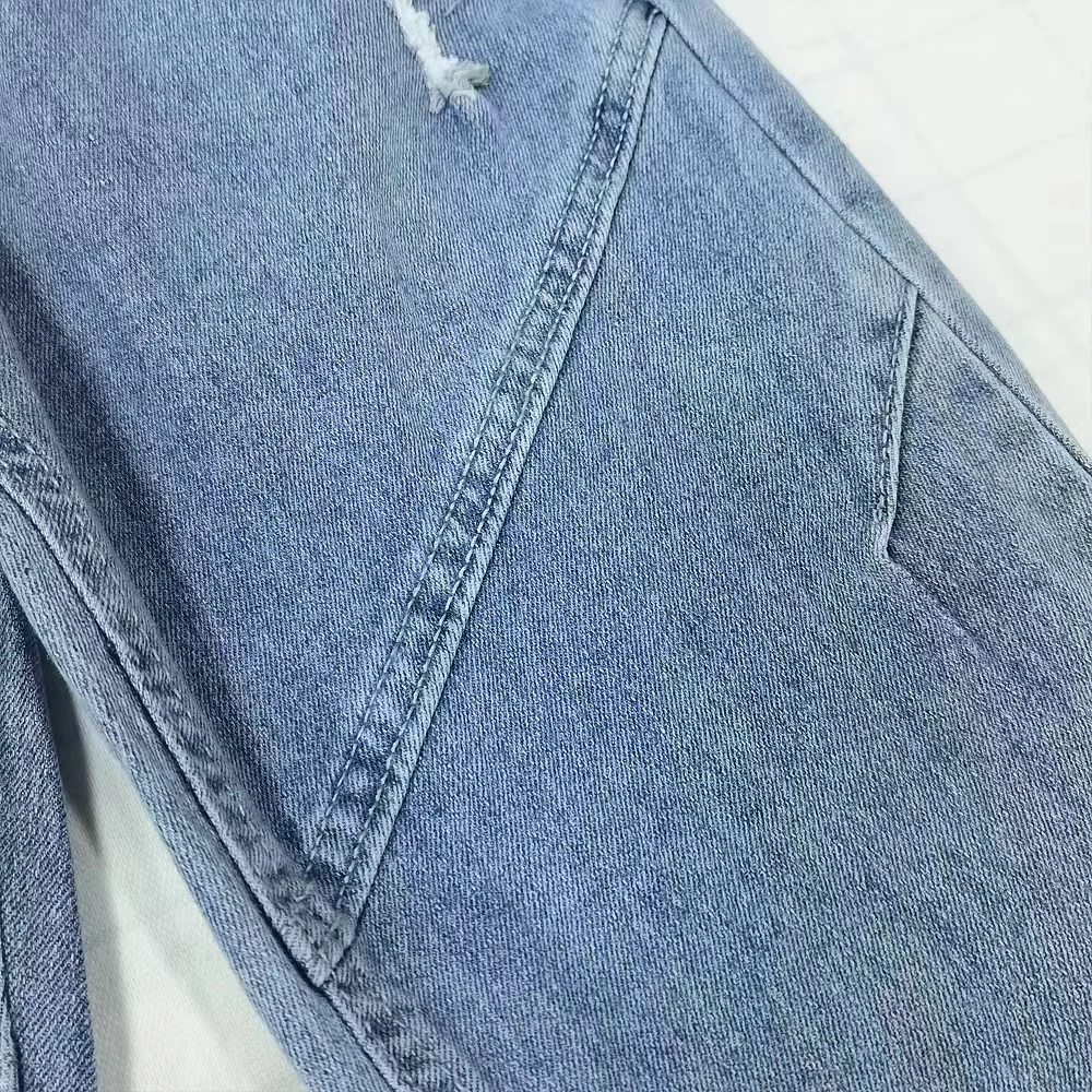 DIIMUU Spring Autumn Kids Boys Bottoms Clothes Jeans Children Fashion Denim Long Pants Slim Fit Trousers For 5-11 Years