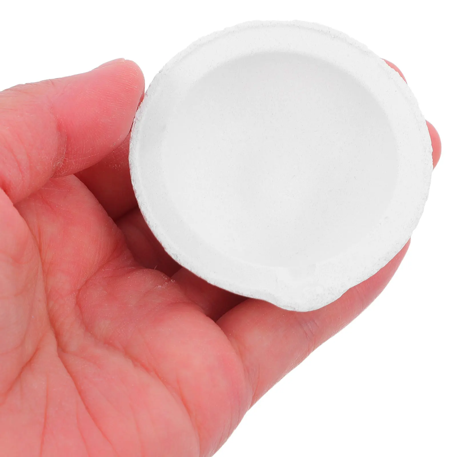 Quartz Crucible Bowl Dish Cup Jewelry Refining Casting Pot Melting Gold Silver Brass Alloy Smooth Surface Easy Clean