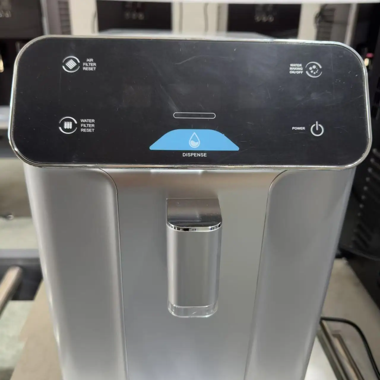 10L Compact Plastic Electric Bottom Load Air to Water Maker with PAC+UF+CB Filters for Household Hotel Car & Outdoor RV Use