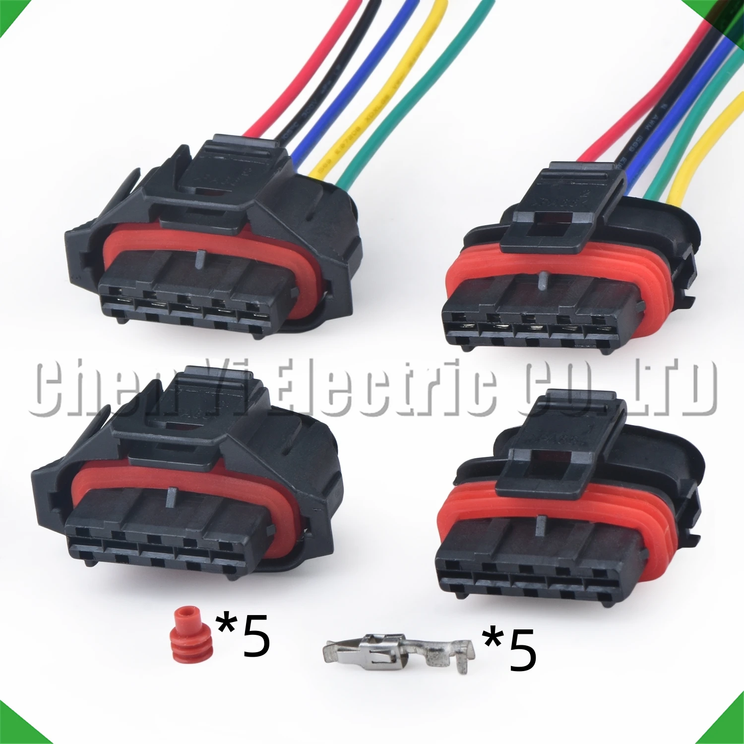 5 Pin Automotive Connectors Common rail fuel injector crankshaft wheel sensor Wire harness Plug 1928403146 1928403738