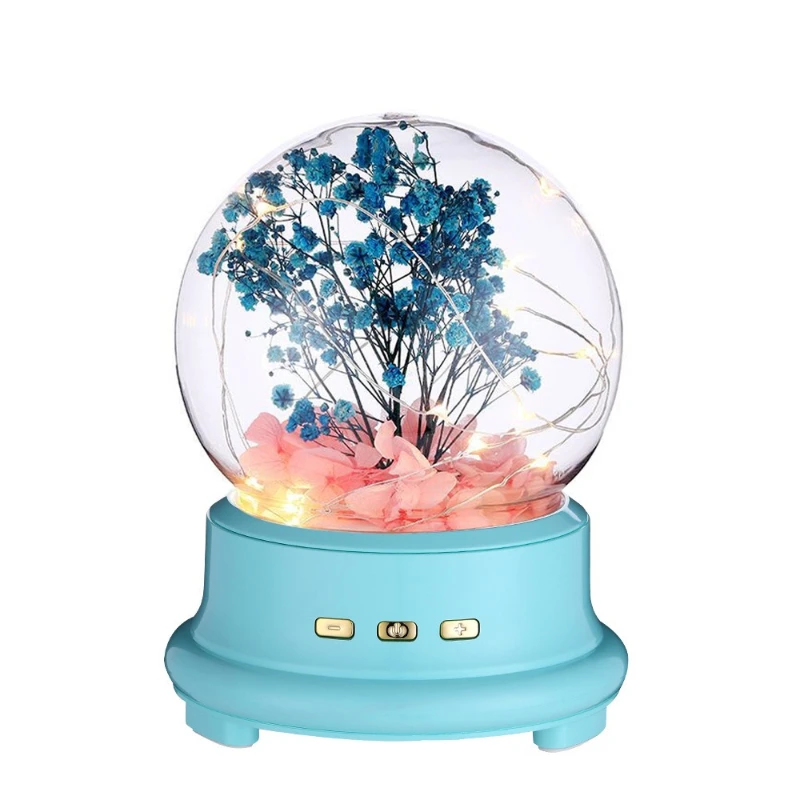 

Creative Gifts Home Bluetooth Speaker, Dream Music Ambient Light Qixi Festival Lover Gift Eternal Flower Audio