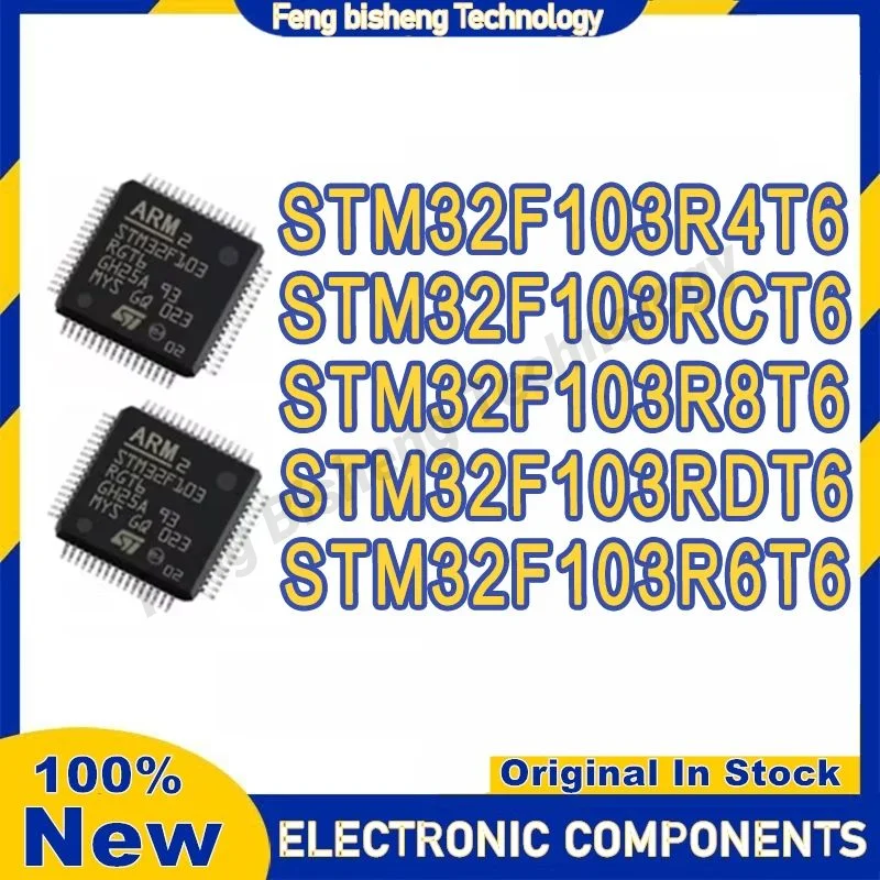 

STM32F103R6T6 STM32F103R4T6 STM32F103RCT6 STM32F103R8T6 STM32F103RDT6 STM32F STM32F103 Микросхема на складе