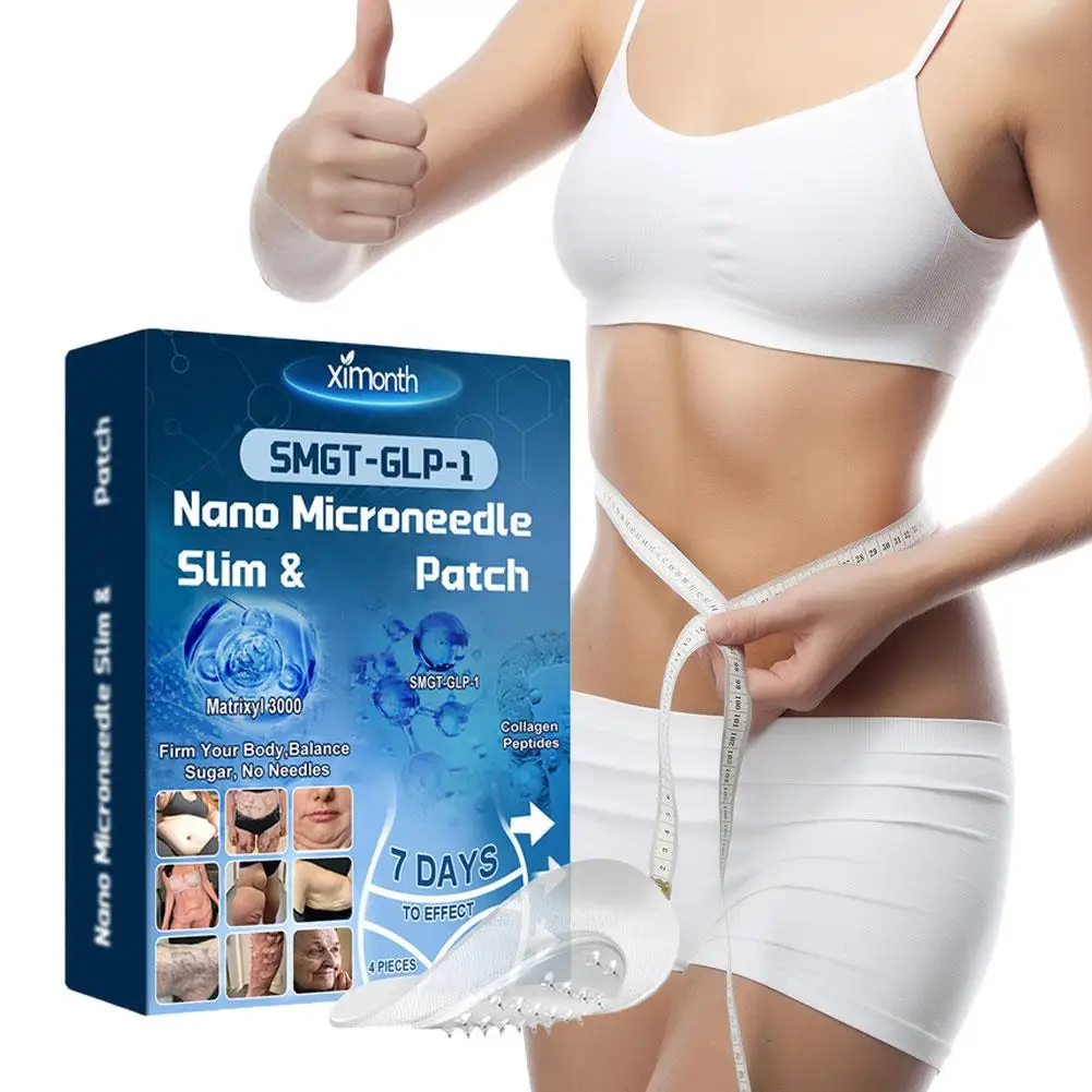 Parche Nano adelgazante con microagujas, esencia vegetal, control de seguridad, dieta, puede ayudar a la pérdida de peso, regula el azúcar en la sangre, 10/5/3 cajas