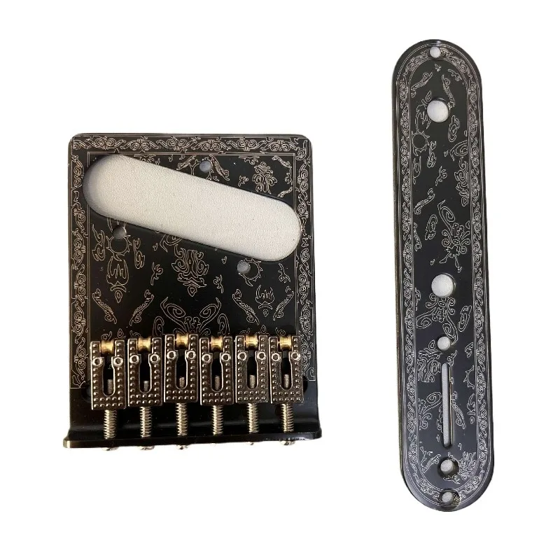 

TL printed pull string board, electric guitar bridge, high-grade carved ball pull wire board TL ball bridge