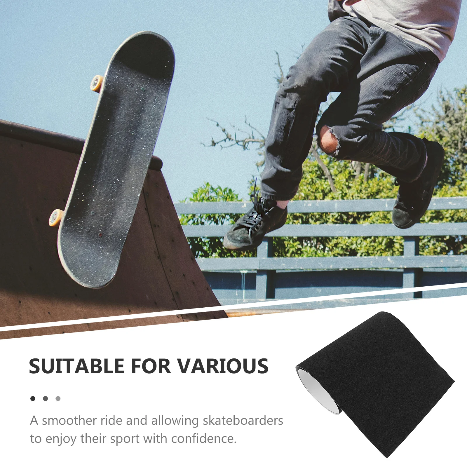 1 قطعة لوح التزلج الصنفرة شريط لحام مقاومة للاهتراء كوتابل المضادة للانزلاق ورقة لشارع بارك ركوب لوح التزلج الملحقات