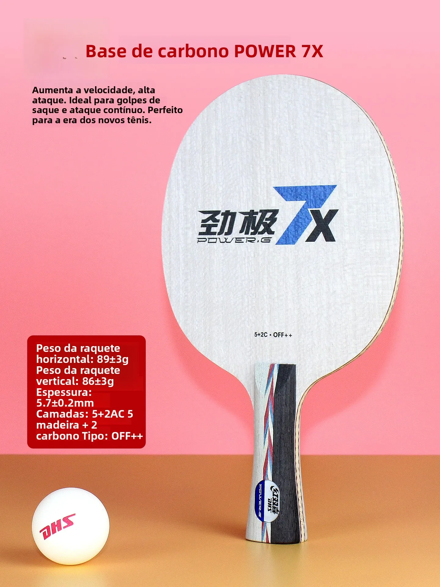 raquette-de-tennis-de-table-professionnelle-red-double-happiness-base-en-bois-pur-7-couches-fibre-de-carbone-pour-l'entrainement