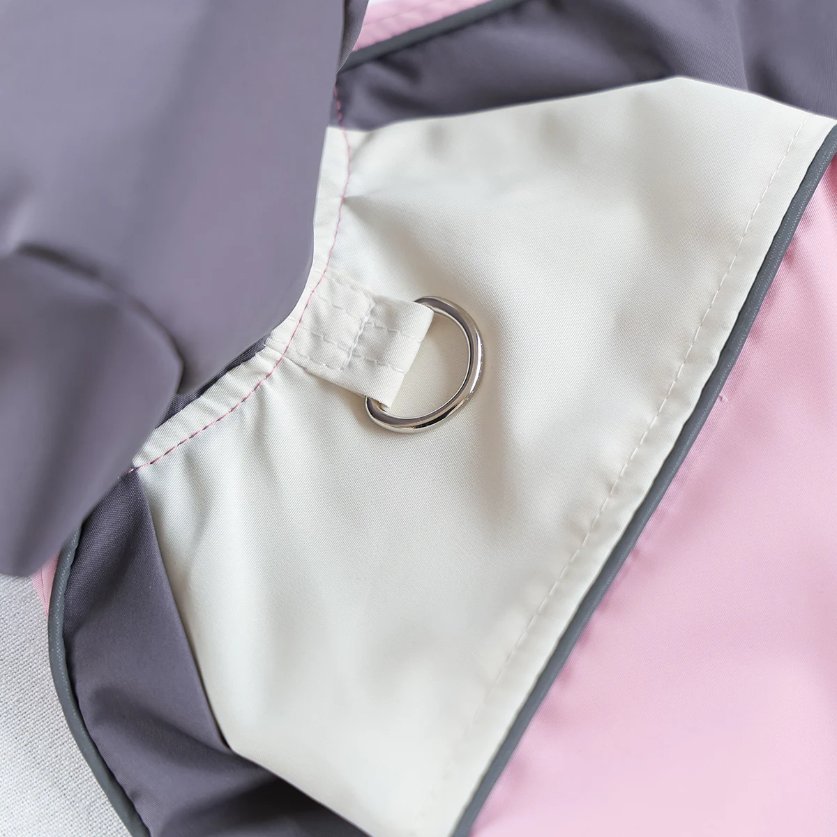 Pet Cat and Dog Clothes, Cool Jacket Pink Grey Spring Hooded Jacket, Handsome Going Out, Suitable for Small