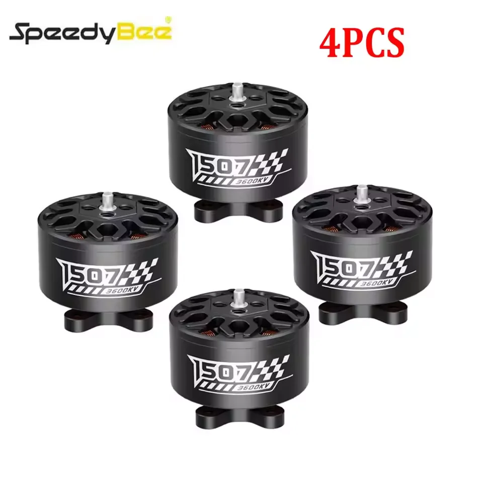 SpeedyBee 1507-3600KV Brushless Motor Maximum Power 373.98W for Master3X 3 to 3.6 Inch FPV Racing Freestyle Drone Quadcopter - view 3