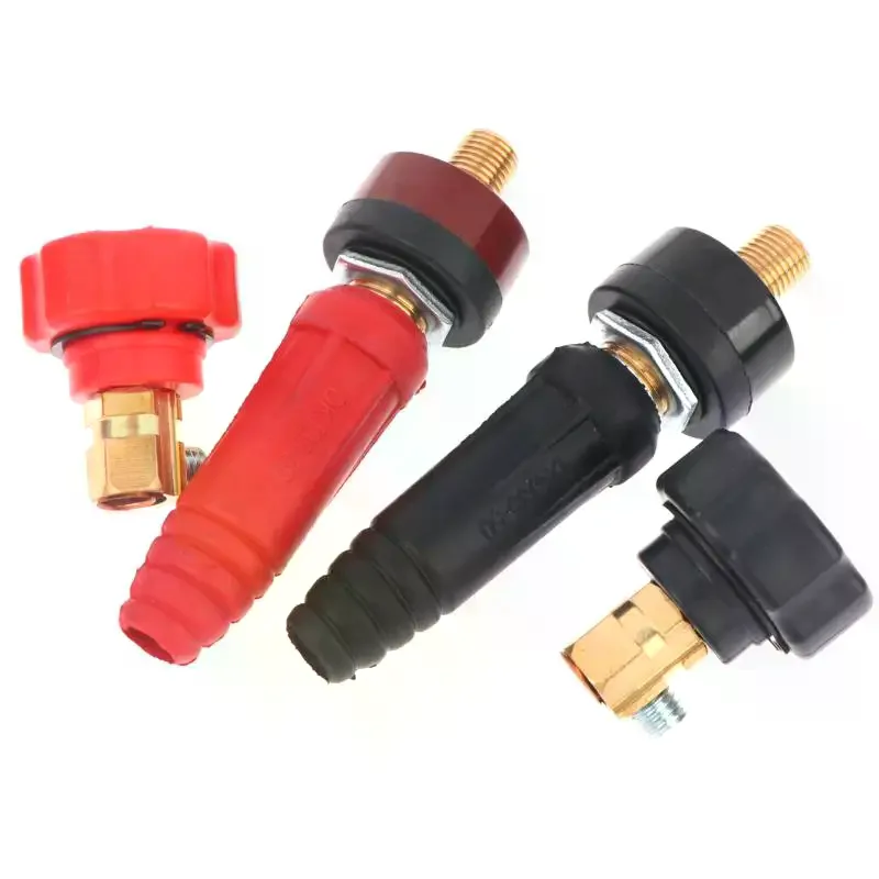 Welding Quick Connector Copper Terminal Insulated Rubber Plug Socket DKJ10-25 DKJ35-50 For Arc Welding Equipment Connection