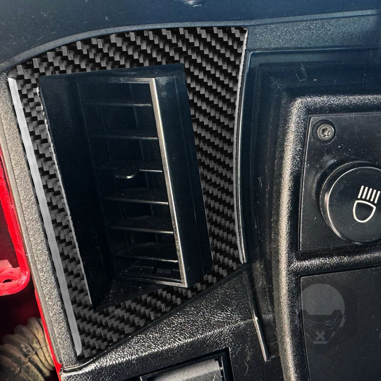 For Chevrolet Camaro Z28 1982-1992 Carbon Fiber Central Control Gear Shift AC CD Window Lift Panel Set Car Accessories Sticker