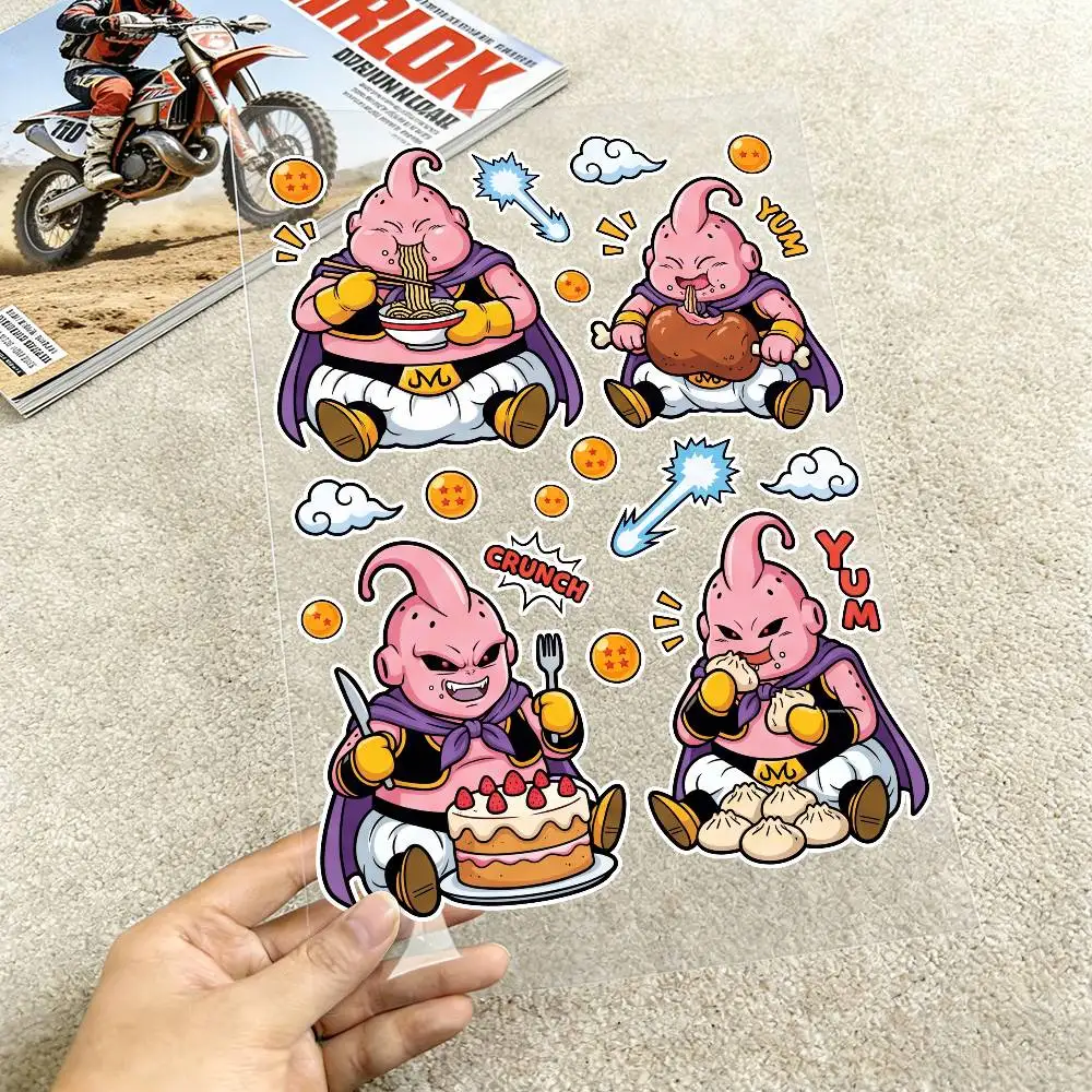 

DRAGON BALL GOKU Reflective Motorcycle Stickers Waterproof Vinyl Decals for Motorbike Helmet Fuel Tank Bike