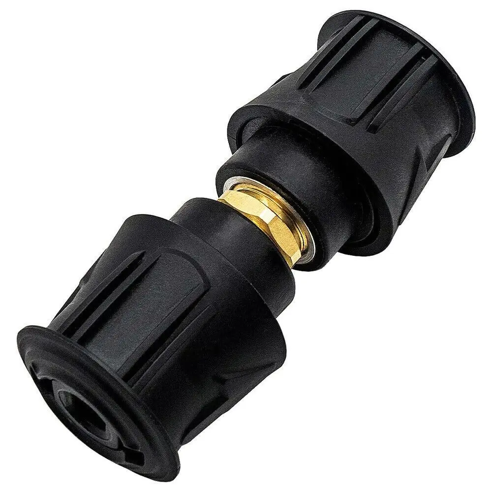 Black High pressure quick connector Universal Water Pipe Extension Accessories High pressure hose adapter Plastic for Karcher