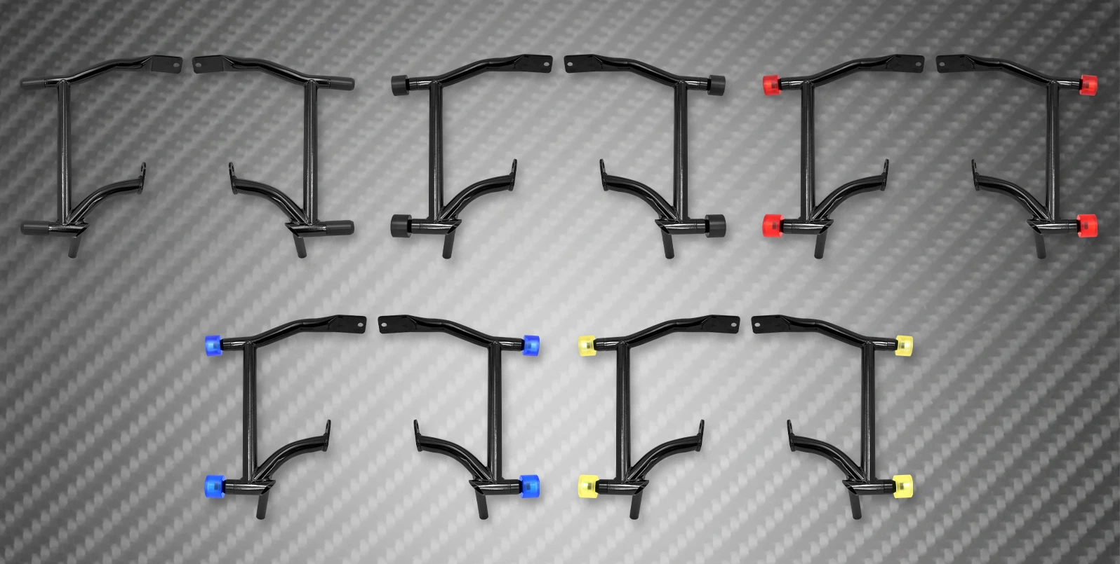 Para Harley Touring FLHR FLHX FLHT FLTRX 2009-24 alforjas de motocicleta barras de choque protectores negro/rojo/azul/amarillo guardabarros de bola