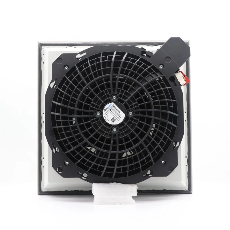 K2E200-AH20-05 200mm  230V AC 70W 2700RPM 600m3/h  Square Rittal Cabinet Filter Unit Axial Cooling Fan
