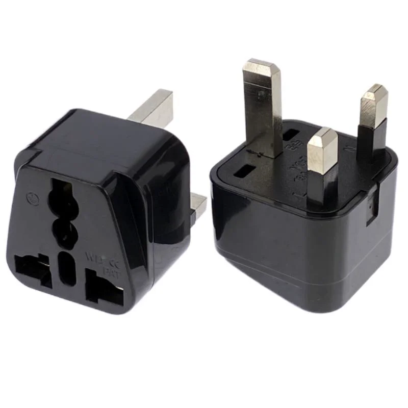 Universal AU EU CN US to UK Travel Plug Adapter Type G Singapore Malaysia United Kingdom Power Socket Converter White Black 13A