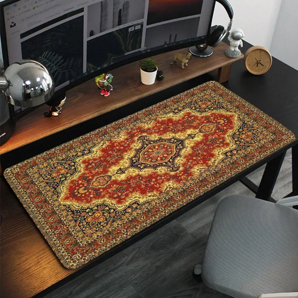 Persian mouse pad Xxl large office carpet mousepad gamer desk accessories keyboard pads new computer non-slip rubber table mats
