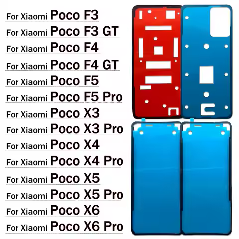 Back Battery Cover Door sticker Adhesive glue tape For XIaomi Poco F3 F4 F5 M4 X3 X4 X5 X6 Pro GT 4G 5G