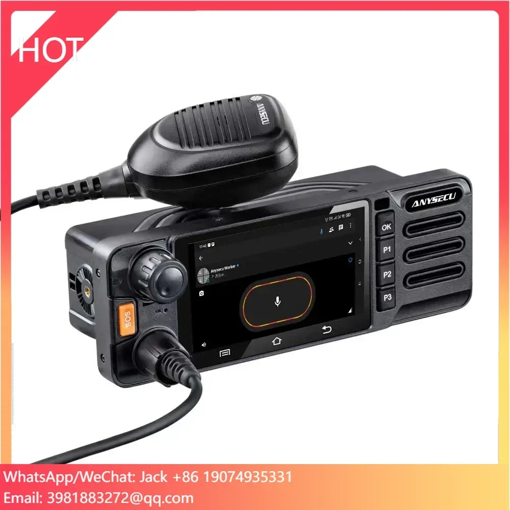 

Мобильная радиостанция W9 с большим экраном, 4G, Wi-Fi, LTE, двухдиапазонная, дальнего действия, автомобильная рация, Zello Radio, RealPTT, двухсторонняя связь