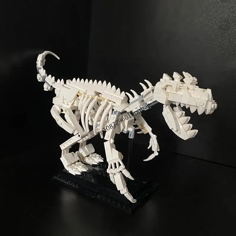 جديد 426 قطعة لعبة فيلم Jurassing World MOC Indominus Rex نموذج الهيكل العظمي لتقوم بها بنفسك الأفكار الإبداعية ديناصور الحفريات ألعاب أطفال ألغاز هدية